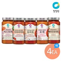 [KT알파쇼핑]청정원 스파게티소스 600g 5종 x 4개, 아라이바따3개+베이컨토마토1개