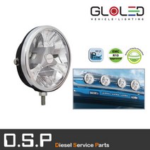 LED 7인치 드라이빙램프 12~36V [22829/보조등/3구/대형트럭/화물차/사각/보조드라이빙램프], 1개