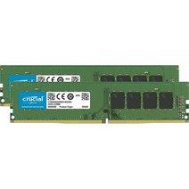 Crucial 데스크탑 메모리 RAM 64GB 키트 (2x32GB) DDR4 3200MHz CL22 (CT2K32G4DFD832A), 64GB Kit (2x32GB)