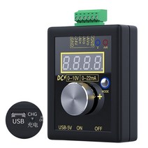 충전식 휴대용 아날로그 신호 발생기 0-5v 0-10v 0-20ma 4-20ma 가변 전압 전류 시뮬레이터 교정기, 답장