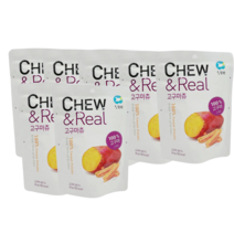 댕Ol몰 청정one 츄앤릴 고구마츄 100프로 간식 대용 리얼고구마 60g, 7개