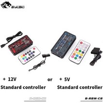 [해외] BYKSKI NST2080PLUSX ZOTAC RTX 20808GD6 용 GPU 워터 블럭 SUPREME PLUS OC 풀 커버 그래픽 카드 워터 쿨러, Standard Controller RGB(12V)