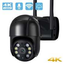 Besder 8MP 5MP 울트라 HD PTZ WiFi IP 카메라 AI 인간 감지 1080P 오디오 IP 카메라 IR 야간 투시경 비디오 감시 P2P Onvif, 8.1080P 64G Card - 영국 플러그