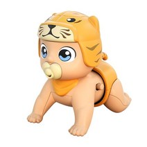 휴머노이드 로봇 교육 춤추는 로봇트 성인장난감 말하는 인형 어린이 전기 아기 노래 크롤링 역할 Pla, [04] Red