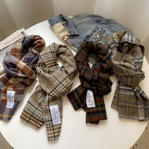 체크목도리 체크 목도리 복고풍 스카프 겨울 가을 격자 코디 머플러 빈티지