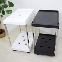 컴퓨터받침대 본체선반 데스크탑 트레이 이동식 본체 [_SB_], 블랙