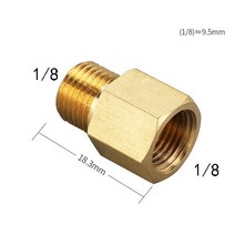 콤비락 파이프 스텐 모듈 앵글 컨넥터 1/8 "1/4" 3/8 수-암 나사 황동 파이프 커넥터 커플러 어, 01 M1 To F1
