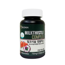 프리미엄 캐나다 오로니아 밀크씨슬 컴플렉스(750mg x 90캡슐) 간건강 밀크씨슬
