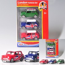 3IN 미니쿠퍼 3종세트 모형자동차 장난감차