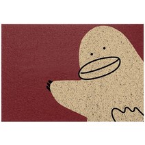 MOCAROSE 미끄러짐을 방지하다 코일현관매트 북유럽 스타일 캐릭터 소동물 방수 주방 카펫, 80x120cm, 5#