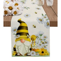 10인용식탁 식탁 다이닝 원목 1인용 식당 카페 라운드 테이블 부활절 장식 2023 봄 튤립 꽃 트럭 린넨 테이, 09 09_03 150x33cm 59x13inch