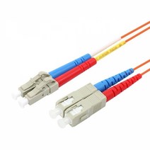 엠비에프 MBF-LSM01 (1m) LC-SC-2C 멀티 광점퍼코드, 상세페이지 참조, 1개