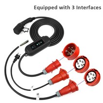 완속 급속 주행 충전기 가정용 전기차충전기 iec62196 2 cee 플러그 evse, 10미터