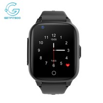 K15 4G LTE 아이 스마트 워치 방수 카메라 전화 비디오 SOS GPS 추적 안티 분실 시계, 03 Black