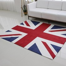 바보사랑 사계절 단모 영국기 유니온잭 극세사 러그 소형 대형.리앤데코(무료배송)