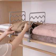 키밍 옷장 정리 파티션 칸막이 칸 나눔 나누기 구분, 26.5x24x2.2cm_화이트