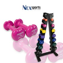 넥스스포츠 애플미용아령1kgx2개(1세트)미용아령 컬러아령 아령세트 에어로빅아령
