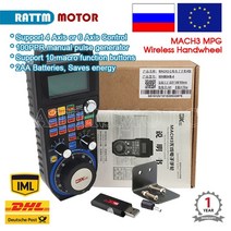 CNC Mac.3 용 40 미터 무선 Mach3 MPG 펜던트 mpg 선반 핸드 휠 4 축 도매 가격 HandWheel-04, 협동사, 6개의 축 USB MACH3, 1개