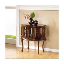 도노 오팔 엔틱 마호가니원목 유리장