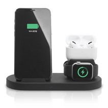 LAAON 3 in 1무선충전기/ITB-IWC03/스마트폰/스마트워치/무선이어폰/올인원