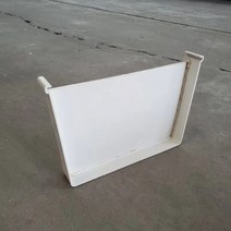 PVC 셀프 연결 거터 처마 홈통 빗물 파이프 지붕 플라스틱 배수 U자형 기와 낙엽 방지망 거름망 싱크, 화이트 씰