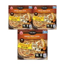 갈릭고르곤졸라 치즈크러스트 피자 460g, 3개