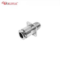 LMR400 케이블 용 UHF 암 4 홀 플랜지 클램프 커넥터 5개, 한개옵션0
