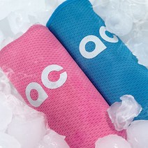 1+1 국산 초냉각 아이스 스포츠 쿨타올 등산 운동 타월 수건, 블루, 핑크