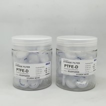 시린지 필터 Syringe Filter PTFE-D 비멸균 / HM 현대마이크로, 25mm, 0.45um, 100/pk, 1개