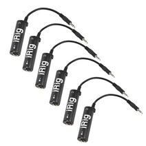 기타이펙터 멀티 이펙터 일렉기타 IRIG 기타 링크 o 인터페이스 케이블 리그 어댑터 컨버터 시스템 전화 아이패드용 3 개, [01] 3조각,피스