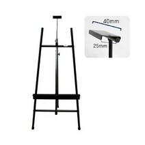 일진디스플레이이젤 화방용 이젤스탠드 DS-820 블랙-Black, 블랙