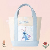 다용도 에코 토드 백 디즈니 스티치 가방 블루