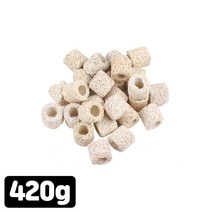 엄마의쇼핑 어항 여과재 나노링 420g 어항레이아웃 바닥재 수질정화 여과제, 단품, 단품