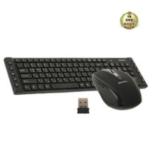 큐닉스 키스킨포함 무선 키보드+마우스세트, QMK-2000WS