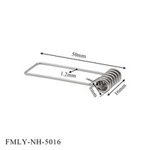 2 개/몫 플랫 비틀림 스프링 유지 클립 링 라이트 통 천장 조명, [03] FMLY-NH-5016