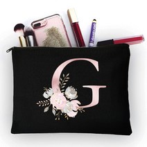 Coosilo 메이크업 가방 Girly Pink Letters 모든 경기 여행 야외 여성 화장품 휴대용 주최자 레이디 케이스 연필