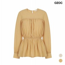 [오조크] 라운드 셔링 블라우스