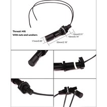 물 높이 레벨 흐름 수위 센서 10w50w 110v 220vdc 고저전압 액체 탱크 풀, 50w, 전자를 입력