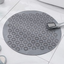 욕실 풋브러쉬 발세척발판 미끄럼방지 패드, 블루
