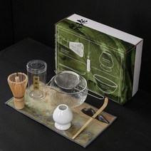 다도 다기 세트 휴대용 일본산 말차 차 에그 비터 세라믹 수작업, 28.29