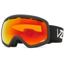 Von Zipper 스노우고글 Skylab Goggles, Black/Fire Chrome+WL Low Light