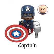 호환블럭 중국레고 슈퍼 히어로 울트론 비전 자비스 타노스 토르 헐크버스터 모델 피규어 블록 건설 빌딩 벽돌 장난감, 17.91