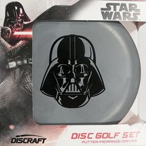 Discraft 3팩 디스크 골프 세트 (스타워즈 다크 사이드) 드라이버 미드레인지 및 퍼터 5539634757