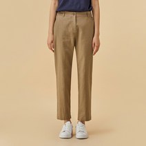[JAJU/자주] 여 리넨 베이직 배기 팬츠_베이지