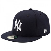 New Era Mens New York Yankees MLB Authentic Collection 59FIFTY 캡 사이즈 8