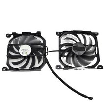 Inno-비전 GTX1080TI/1080 X2 GPU VGA 카드 쿨러 팬 1 세트 INNO3D GEFORCE GTX 1080 GTX1080 TI 그래픽, 01 Black