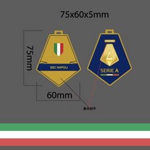 유로파 챔피언 메달 프리미어 리그 금속 선풍기 기념품, 04 23 Serie A