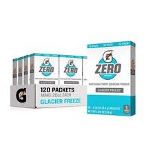 1+1 게토레이 분말 파우더 10개 팩 5가지맛 Gatorade Powder, 글레이시어 프리즈 10개팩