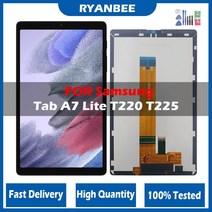 액정타블렛 그림그리는패드8.7 "삼성 갤럭시 탭 A7 라이트 2021 SM-T220 T220 T225 디스플레이 태블릿, 03 T220 White