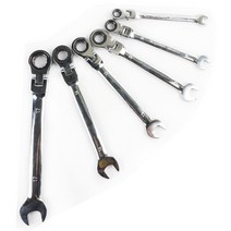 볼트 밸브 깔깔이 후렉시블 기어 라쳇 렌치 수공구 스파나 꺽임 수전 스패너 자동차 자전거, 15mm